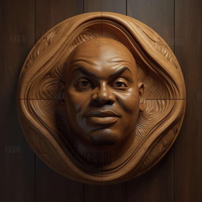 Charles Barkley 1 stl model for CNC